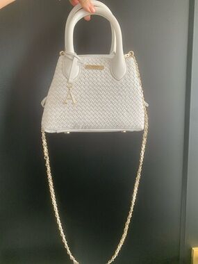 Mini Leather Paris Top-Handle Bag